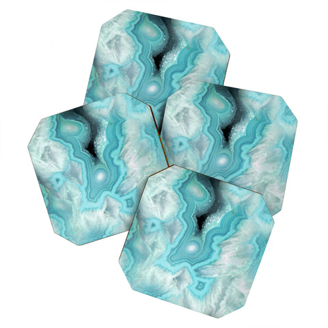 Lisa Argyropoulos Aqua Sea Stone Coaster Set