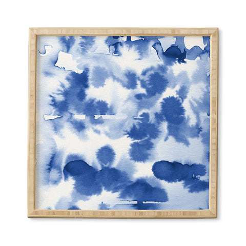 Lisa Argyropoulos Aquatica Denim Blues Framed Wall Art