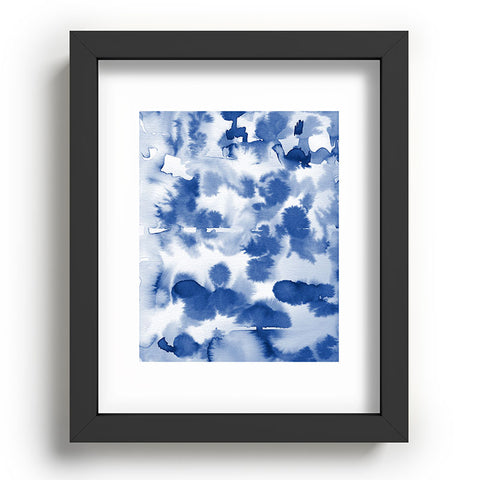 Lisa Argyropoulos Aquatica Denim Blues Recessed Framing Rectangle