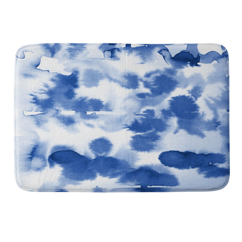 Lisa Argyropoulos Aquatica Denim Blues Memory Foam Bath Mat