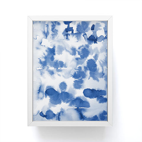 Lisa Argyropoulos Aquatica Denim Blues Framed Mini Art Print
