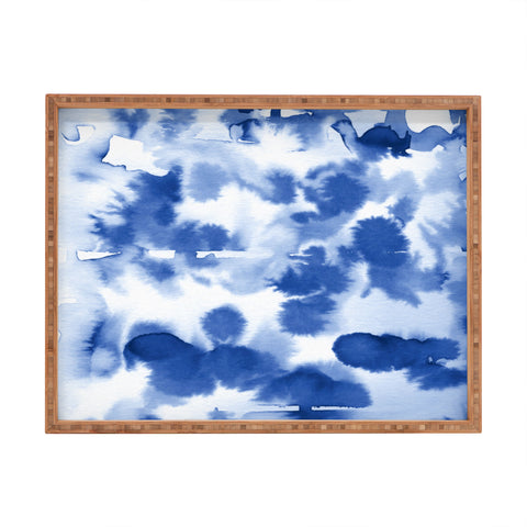 Lisa Argyropoulos Aquatica Denim Blues Rectangular Tray