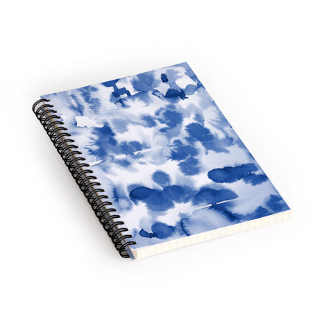 Lisa Argyropoulos Aquatica Denim Blues Spiral Notebook