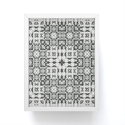 Lisa Argyropoulos Aquatica Mono Kaleido Framed Mini Art Print