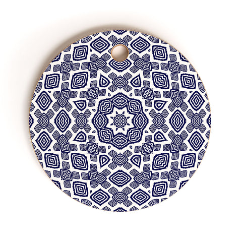 Lisa Argyropoulos Athena Indigo Cutting Board Round