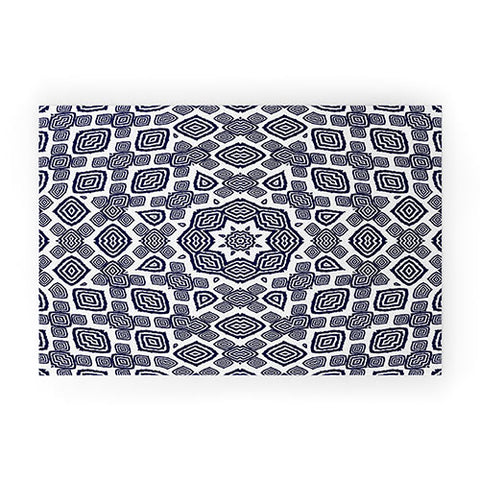 Lisa Argyropoulos Athena Indigo Welcome Mat