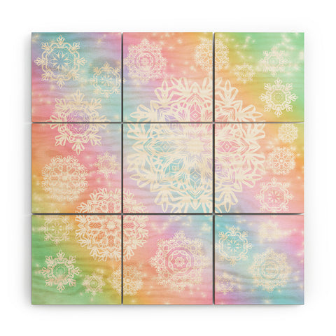 Lisa Argyropoulos Aurora Frost Wood Wall Mural