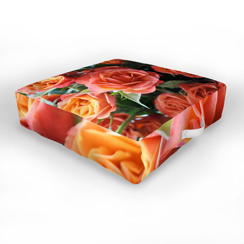Lisa Argyropoulos Autumn Rose Outdoor Floor Cushion