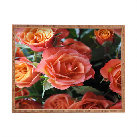 Lisa Argyropoulos Autumn Rose Rectangular Tray
