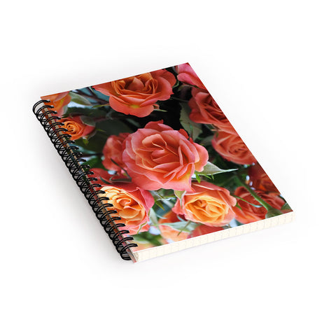Lisa Argyropoulos Autumn Rose Spiral Notebook