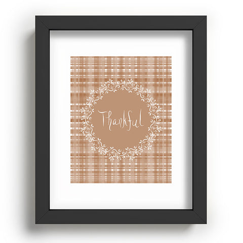 Lisa Argyropoulos Autumn Weave Thankful II Recessed Framing Rectangle