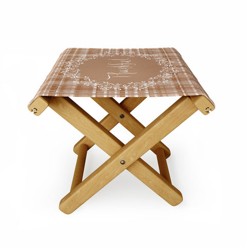 Lisa Argyropoulos Autumn Weave Thankful II Folding Stool