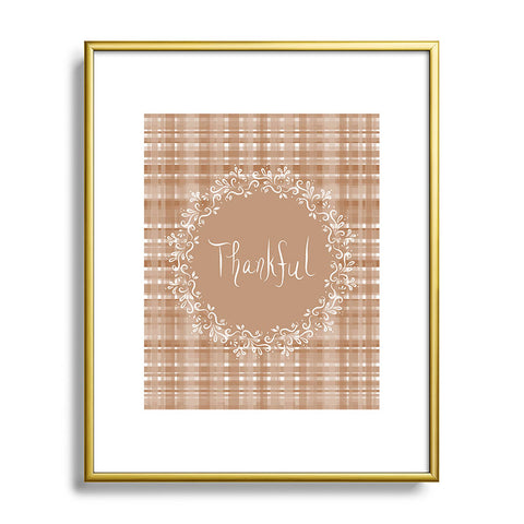 Lisa Argyropoulos Autumn Weave Thankful II Metal Framed Art Print