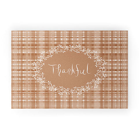 Lisa Argyropoulos Autumn Weave Thankful II Welcome Mat