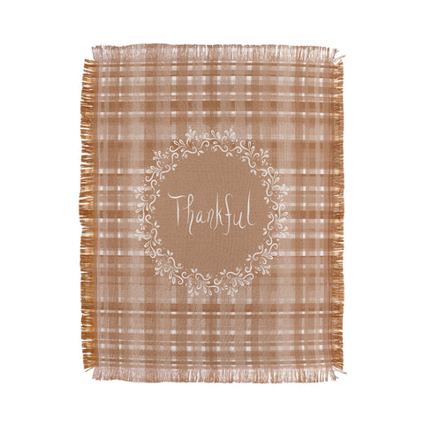 Lisa Argyropoulos Autumn Weave Thankful II Throw Blanket