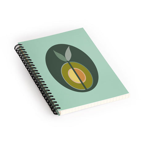 Lisa Argyropoulos Avocado Enlightenment Mint Spiral Notebook