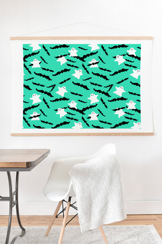 Lisa Argyropoulos Bats and Boos Art Print And Hanger