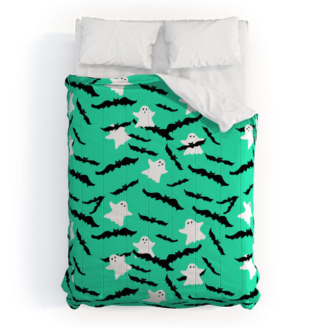 Lisa Argyropoulos Bats and Boos Comforter