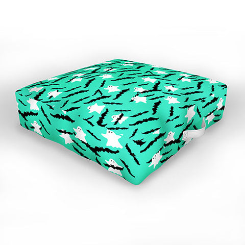 Lisa Argyropoulos Bats and Boos Outdoor Floor Cushion