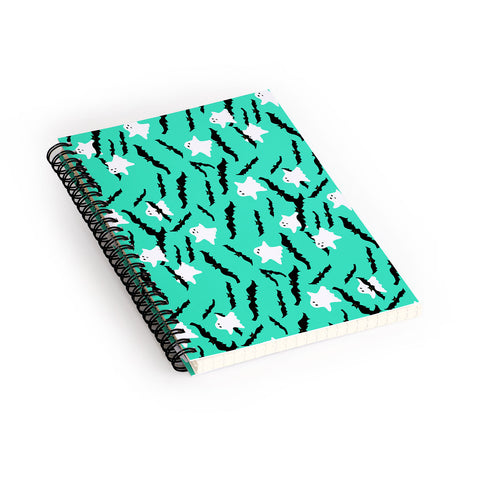 Lisa Argyropoulos Bats and Boos Spiral Notebook