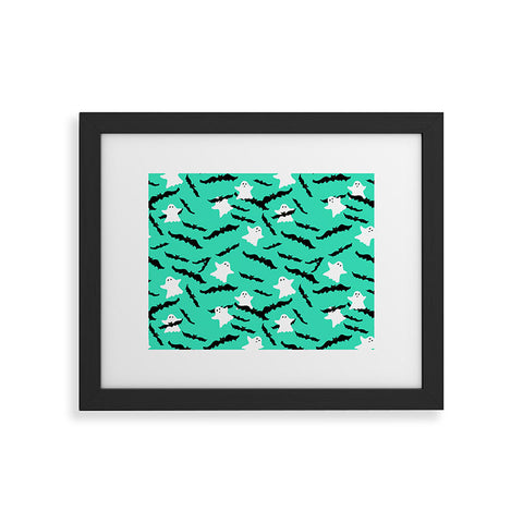 Lisa Argyropoulos Bats and Boos Framed Art Print