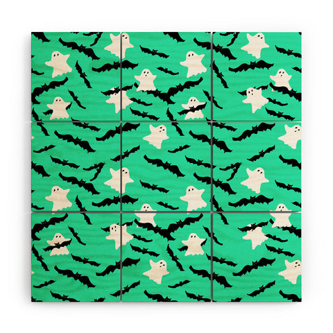 Lisa Argyropoulos Bats and Boos Wood Wall Mural