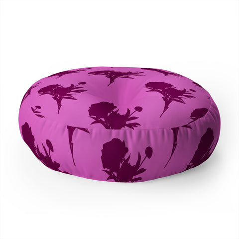 Lisa Argyropoulos Be Bold Peony Floor Pillow Round
