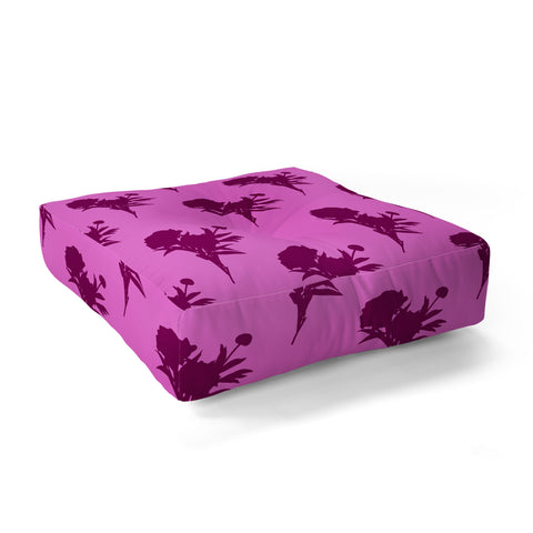 Lisa Argyropoulos Be Bold Peony Floor Pillow Square