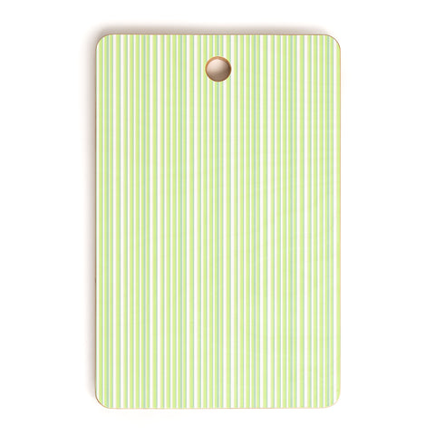 Lisa Argyropoulos Be Green Stripes Cutting Board Rectangle