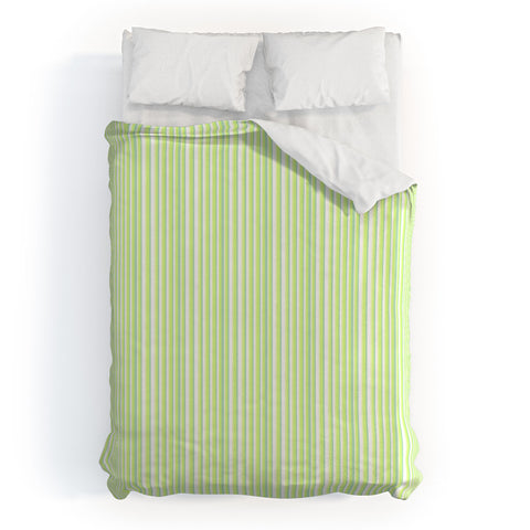 Lisa Argyropoulos Be Green Stripes Duvet Cover
