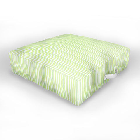 Lisa Argyropoulos Be Green Stripes Outdoor Floor Cushion