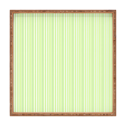 Lisa Argyropoulos Be Green Stripes Square Tray