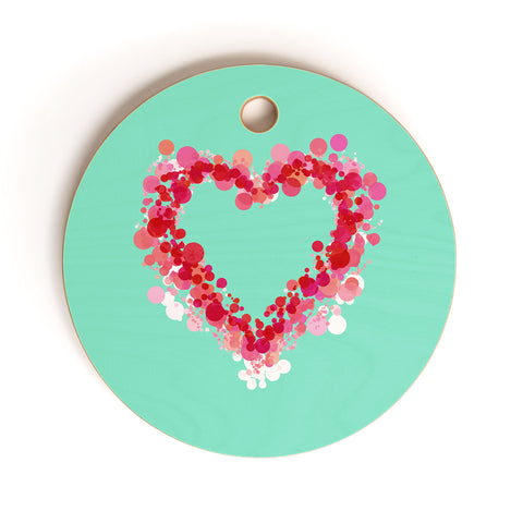 Lisa Argyropoulos Be Still My Heart Cutting Board Round