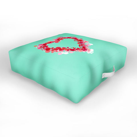 Lisa Argyropoulos Be Still My Heart Outdoor Floor Cushion