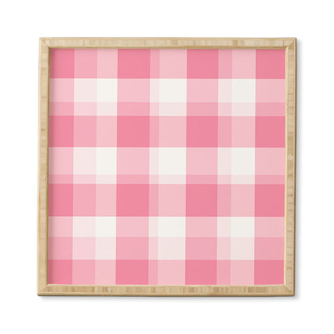 Lisa Argyropoulos Berry Sweet Checks Framed Wall Art