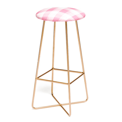 Lisa Argyropoulos Berry Sweet Checks Bar Stool