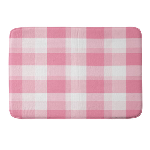 Lisa Argyropoulos Berry Sweet Checks Memory Foam Bath Mat