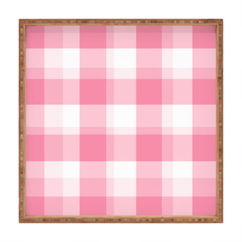 Lisa Argyropoulos Berry Sweet Checks Square Tray