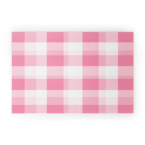 Lisa Argyropoulos Berry Sweet Checks Welcome Mat