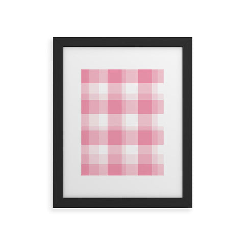 Lisa Argyropoulos Berry Sweet Checks Framed Art Print