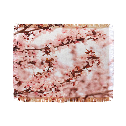 Lisa Argyropoulos Blissfully Pink Throw Blanket