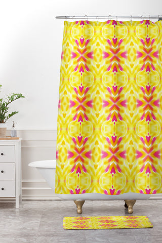 Lisa Argyropoulos Bloom 3 Shower Curtain And Mat