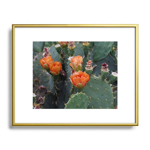 Lisa Argyropoulos Blooming Prickly Pear Metal Framed Art Print