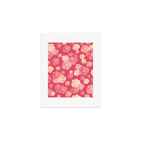 Lisa Argyropoulos Blossoms On Coral Art Print
