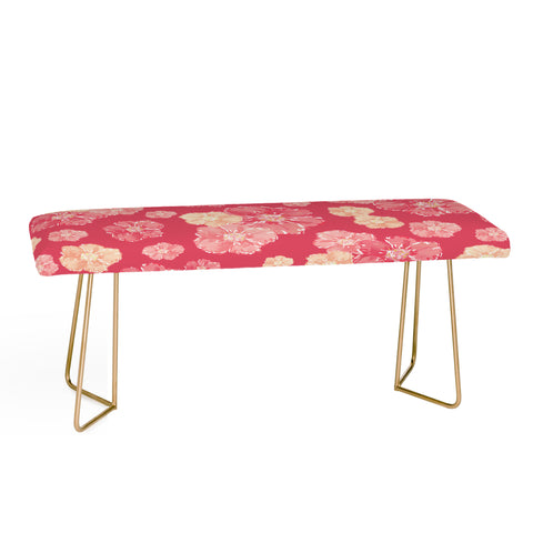 Lisa Argyropoulos Blossoms On Coral Bench