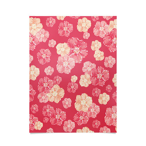 Lisa Argyropoulos Blossoms On Coral Poster