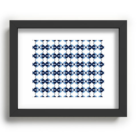 Lisa Argyropoulos Blue Calypso Recessed Framing Rectangle