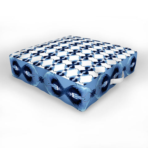 Lisa Argyropoulos Blue Calypso Outdoor Floor Cushion