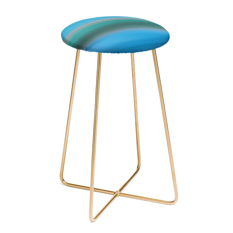 Lisa Argyropoulos Blue Haze Counter Stool