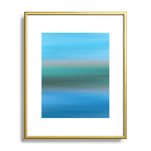 Lisa Argyropoulos Blue Haze Metal Framed Art Print